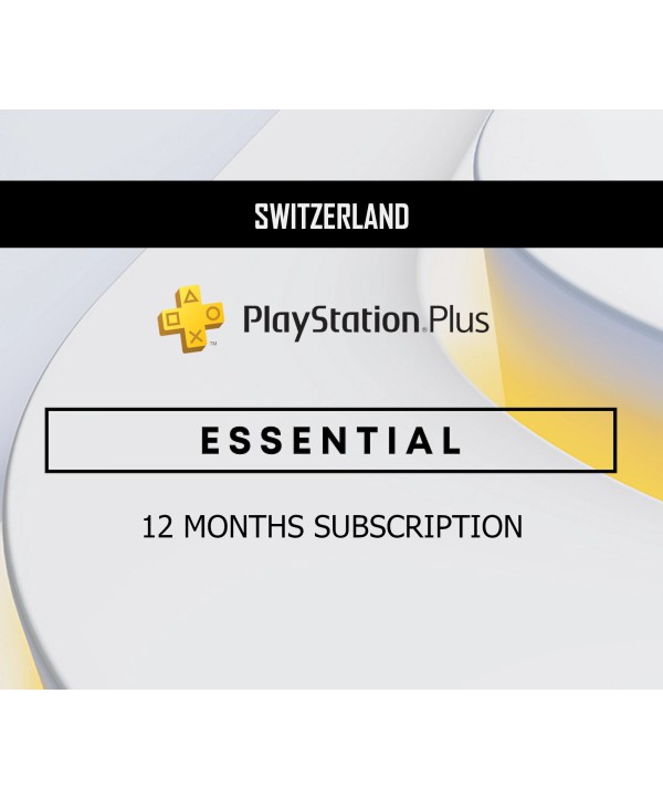 PlayStation Plus Essential 12 Months Subscription CH PlayStation 4 Key 